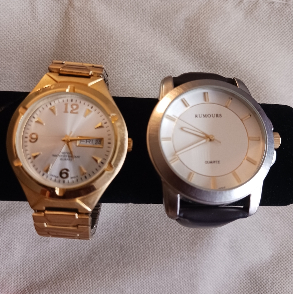 Vintage Puritan Gold Tone Water Restistant Watch & Rumours Watch